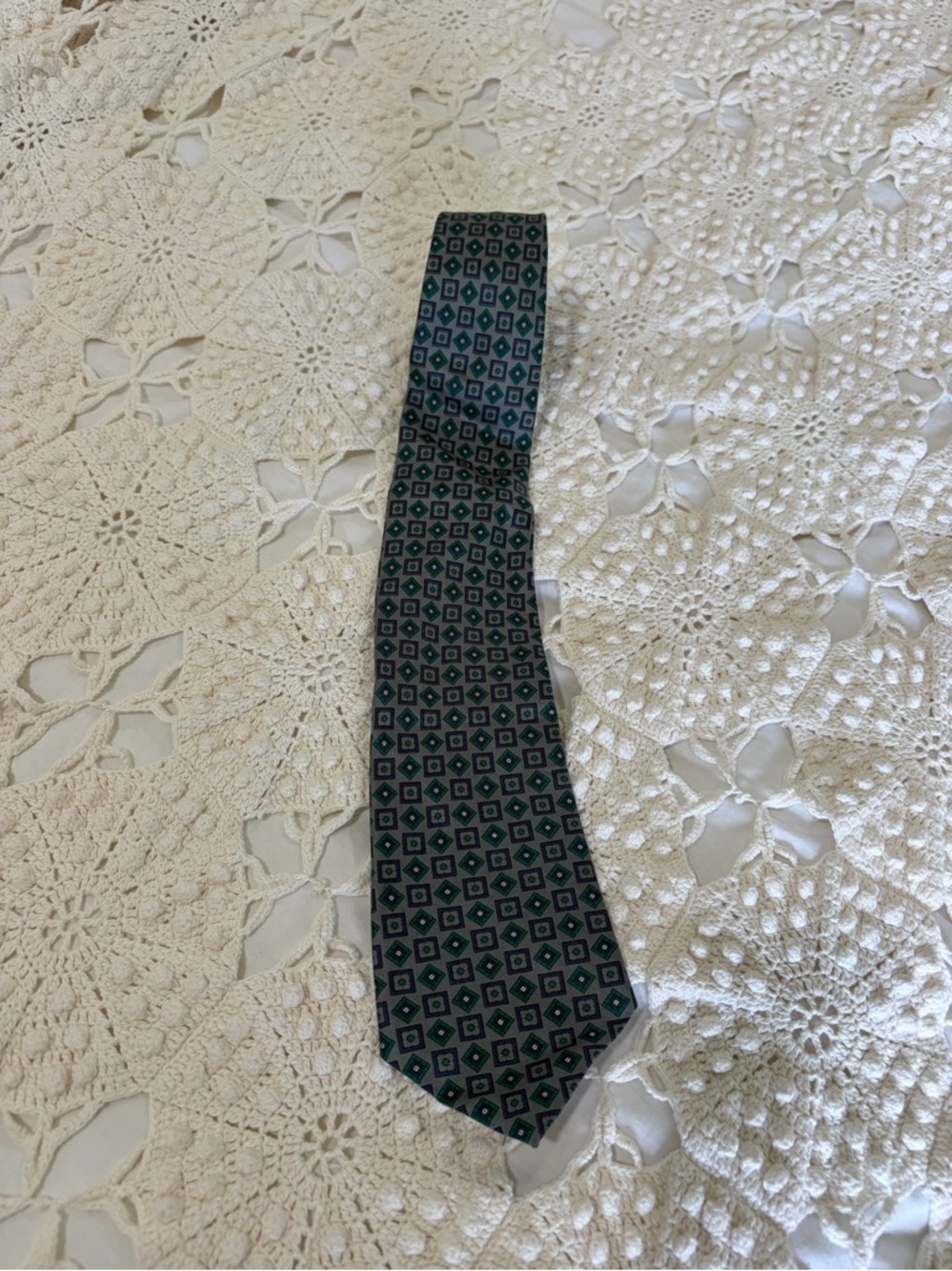 Lanvin  Paris Silk Tie.